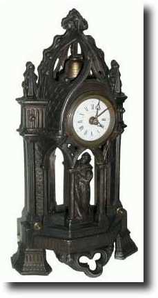 C.1900, German "MONK" Alarm Clock — Antique Clocks Price Guide