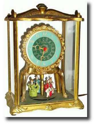 C.1950, United Electric Clock Corp, shelf clock — Antique Clocks Price Guide