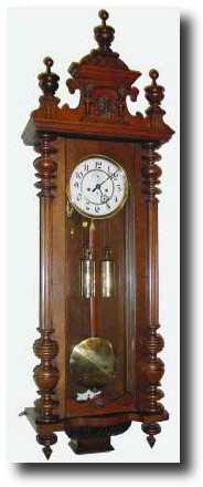 C.1901, German, Gustav Becker, 2-Weight Vienna Regulator wall clock — Antique Clocks Price Guide