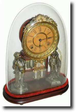 C.1880, Ansonia Clock Co., "Crystal Palace No. 1. Extra" shelf clock — Antique Clocks Price Guide