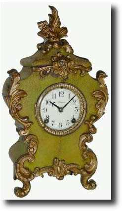 Mixed lot: C.1915: An Ansonia Louis XIV "Seine" shelf clock — Antique Clocks Price Guide