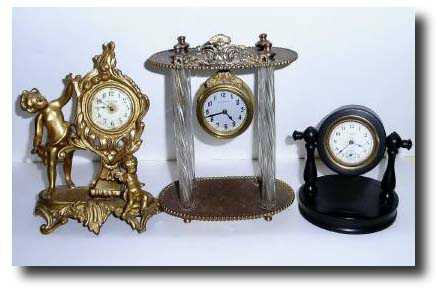 New Haven Clock Co. Mixed lot of 3 Novelty clocks — Antique Clocks Price Guide