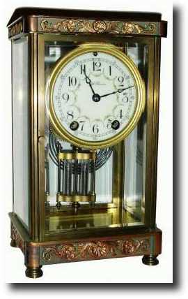 C.1910, Seth Thomas Empire No. 4 Crystal Regulator shelf clock — Antique Clocks Price Guide