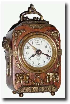 C.1880, German, Lenzkirch, portable clock — Antique Clocks Price Guide
