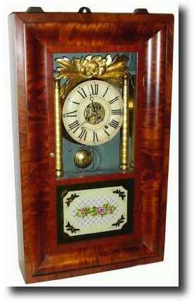 C.1843, J.J. and W. Beals, 8-day OG wall clock — Antique Clocks Price Guide