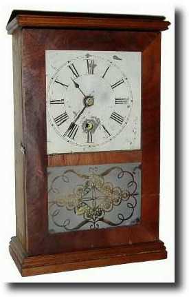 C.1853, S.B. Terry, 30-hour cottage shelf clock — Antique Clocks Price Guide