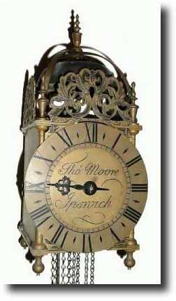 C.1950, English Lantern shefl Clock — Antique Clocks Price Guide