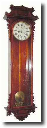 C.1889. E.N. Welch Mfg, "No. 11 Regulator" wall clock — Antique Clocks Price Guide