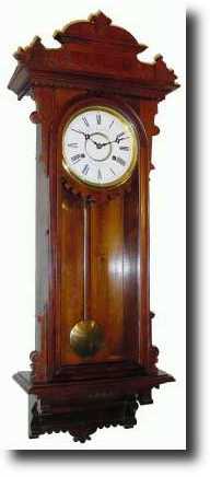 C.1889, Welch, Spring and Co., "Regulator No. 9" wall clock — Antique Clocks Price Guide