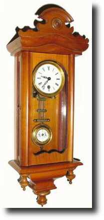 C.1890, German, Miniature 8-Day "R-A" regulator wall clock — Antique Clocks Price Guide