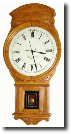 C.1890, E. Howard and Co.,wall regulator clock — Antique Clocks Price Guide