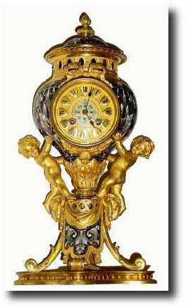 C.1885, French shelf clock in the style of Louis XV, for Theodore B. Starr, New York — Antique Clocks Price Guide