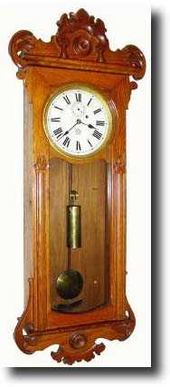 C.1905, New Haven Clock Co.,"GRECIAN" wall clock — Antique Clocks Price Guide