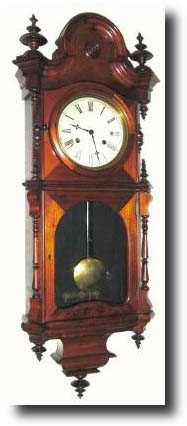 C.1880, Welch, Spring and Co., "No. 4 Regulator, B.W." wall clock — Antique Clocks Price Guide