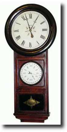 C.1878, Welch Spring and Co., "Regulator Calendar No. 1" wall clock — Antique Clocks Price Guide