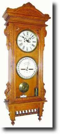 C.1908, Waterbury Clock Co., "Calendar No. 25" wall clock — Antique Clocks Price Guide
