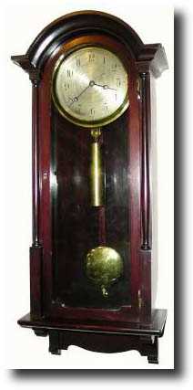 C.1910, Chelsea Clock Co. mahogany wall regulator — Antique Clocks Price Guide
