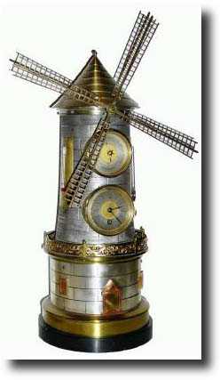 C.1880, French "Windmill" clock, from the Industrial Series — Antique Clocks Price Guide