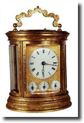 C.1880, Brass Cased Carriage Clock — Antique Clocks Price Guide