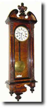 C.1900, German, Signed "E-P", Leipzig, wall clock regulator — Antique Clocks Price Guide