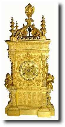 C.1830, French, Pons (1827 medaille d'or), tabernacle form clock — Antique Clocks Price Guide
