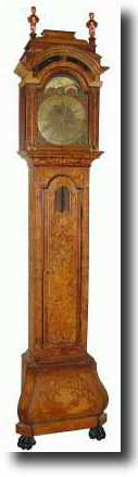 C.1750, Dutch Marquetry, 8-day longcase clock — Antique Clocks Price Guide