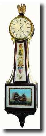 C.1935, Chelsea full size striking banjo clock — Antique Clocks Price Guide