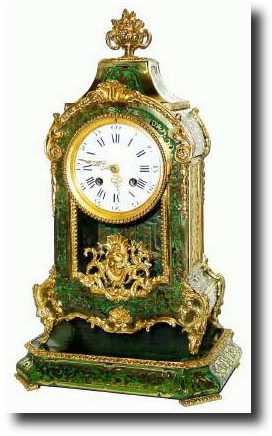C.1880, French Boulle style mantel clock — Antique Clocks Price Guide