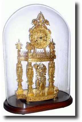 C.1820, French tiered mantel clock, in the style of Louis XVI — Antique Clocks Price Guide