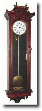 C.1885, Welch, Spring and Co., "No. 8 Regulator" wall clock — Antique Clocks Price Guide