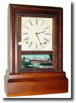 C.1845, J.C. Brown ripple cottage clock — Antique Clocks Price Guide