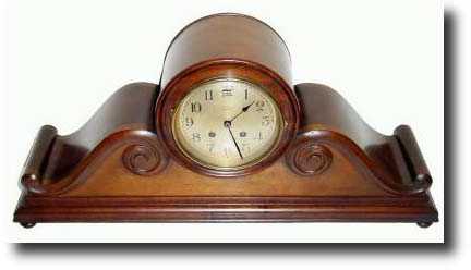 C.1916, Chelsea Mahogany tambour clock, "Babro No. 32" — Antique Clocks Price Guide