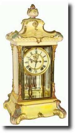 C.1915, Ansonia, Crystal Regulator No. 3 shelf clock — Antique Clocks Price Guide