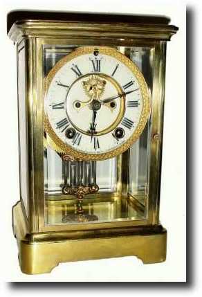 C.1914, Ansonia Clock Co., "Crystal" Crystal regulator — Antique Clocks Price Guide