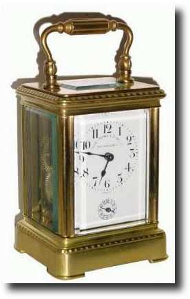C.1910, French for Bailey, Banks and Biddle, Philadelphia time and alarm carriage clock — Antique Clocks Price Guide