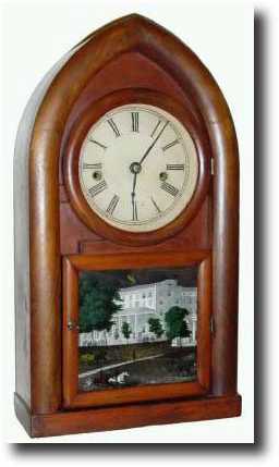 C.1850 Terry Andrews, Ansonia, Conn. 30-hour Beehive clock — Antique Clocks Price Guide