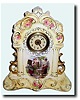 C.1910, German porcelain shelf clock