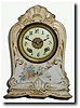 C.1910, New Haven Clock Co., porcelain shelf clock