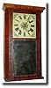 C.1842, (dated) Wells Forbes, shelf clock