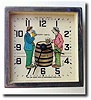 C.1935, Lux Clock Mfg Co., animated desk clock