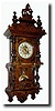 C.1905, Gustav Becker, Silesia Line, Open Well Balcony clock
