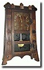 C.1915, Wm.L. Gilbert, PAULA, Mission Oak Mantel clock