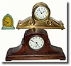 A lot of 3 American boudoir clocks