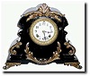 C.1914, Ansonia Clock Co., "Sevres", enameled iron mantel clock
