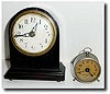 Mixed lot: of two clocks.