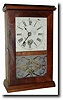 C.1853, S.B. Terry, 30-hour cottage shelf clock