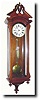 C.1880, George A. Jones, New York, small pinwheel regulator wall clock