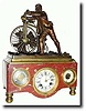 C.1880, French "Cyclist" clock from the Industrial Series.