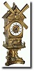 C.1890, French Industrial Series, Windmill Automaton clock