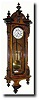 C.1860, German, Unsigned 2-Weight wall clock in the Viennese style